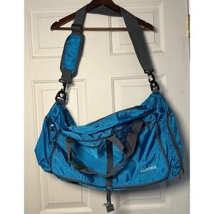 Gonex Large Foldable Travel‎ Duffle Bag w/ Shoes Compartment Packable Blue